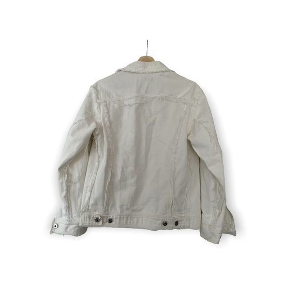 Japanese white denim jacket from Reats Tailor Zazous, made in Japan. Size Small - Picture 2 of 7